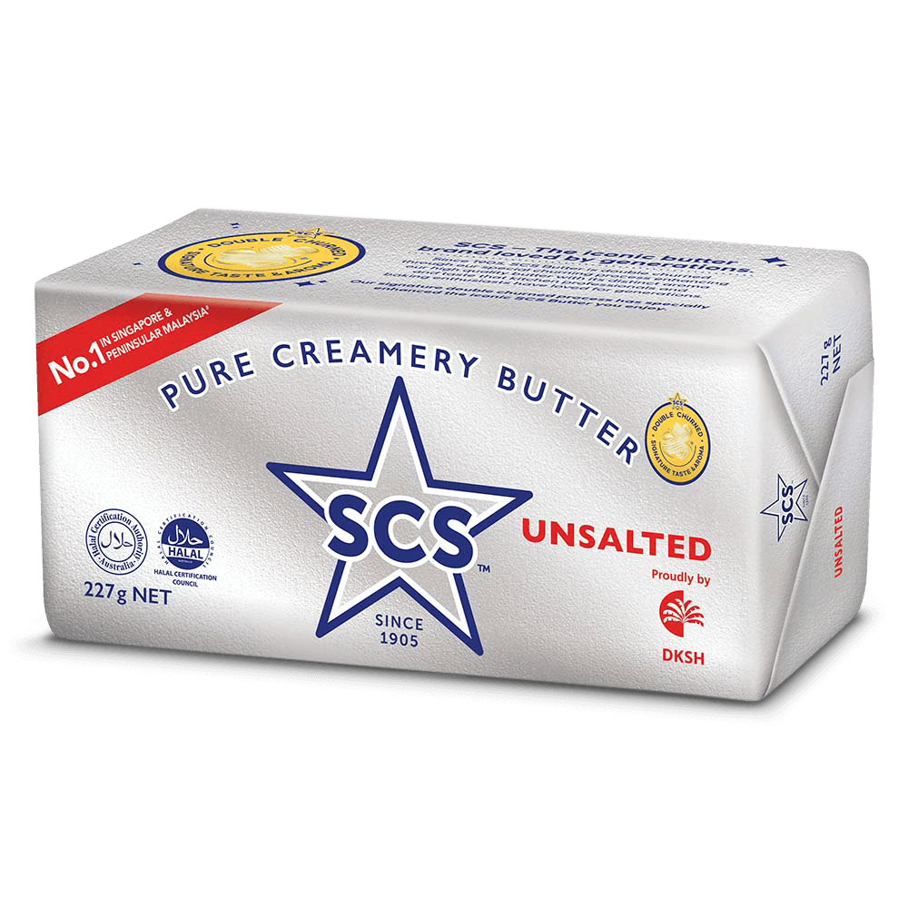 Block Butter - Unsalted 227G